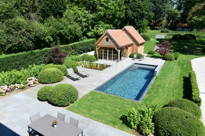 Perfecte afgewerkte tuin